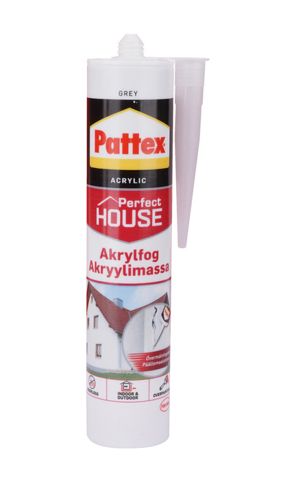 Pattex acrylfugemasse grå 280 ml